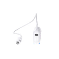 Адаптер автомобільний HOCO dual USB triple cigarette lighter |3 Sockets/2USB, 3.1-12A, 15.5W|
