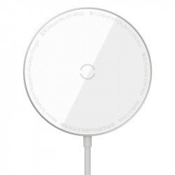 Зарядка Qi BASEUS Simple Mini Magnetic Wireless Charger (suit for Iphone 12 with Type-C cable 1.5 m)
