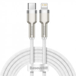 Кабель BASEUS Type-C to Lightning Cafule Series Metal Data Cable |2M, 20W, PD| (CATLJK-B02)