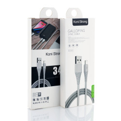 Кабель Micro USB KONI STRONG KS-64m |1M, 3A|