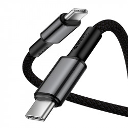 Кабель BASEUS Type-C to Type-C High Density Braided Fast Charging Data Cable |1M, 5A, 100W| (CATGD-02)