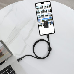 Кабель BASEUS Type-C to Type-C High Density Braided Fast Charging Data Cable |1M, 5A, 100W| (CATGD-02)