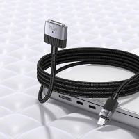 Кабель Hoco Magnetic charging Cable Type-C to Mag3 U141 |1.8m, 140W|