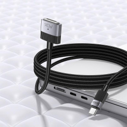 Кабель Hoco Magnetic charging Cable Type-C to Mag3 U141 |1.8m, 140W|