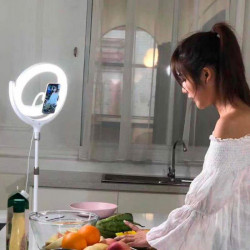 Тримач з кільцевим освітленням REMAX LIFE Desktop Selfie Spot Light RL-LT13 |360°, 50-80cm|