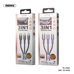 Кабель REMAX Combo Lightning / Micro USB / Type-C Sury 2 Series 3-in-1 Cable RC-070th |1.2m, 2A|