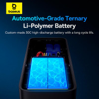 Пусковий пристрій (бустер) для авто Baseus Super Energy Alpha Series Jump Starter 600A