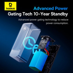 Пусковий пристрій (бустер) для авто Baseus Super Energy Alpha Series Jump Starter 600A
