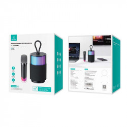Акустика-караоке USAMS Wireless Speaker with Microphone US-YX013 |BT5.3, AUX/USB/TF|