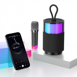Акустика-караоке USAMS Wireless Speaker with Microphone US-YX013 |BT5.3, AUX/USB/TF|