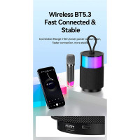 Акустика-караоке USAMS Wireless Speaker with Microphone US-YX013 |BT5.3, AUX/USB/TF|