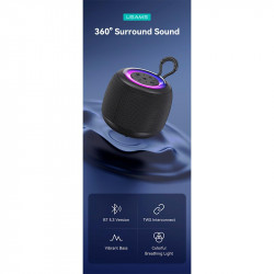 Акустика USAMS Mini Wireless BT Speaker US-YX014 1200mAh |BT5.3, TWS|