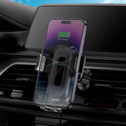 Тримач HOCO Wise wireless fast charging Car holder HW2 (air outlet) |5-15W|