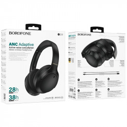 Навушники BOROFONE Prestige active noise reduction BT headphones BO31 |BT5.4,ANC, AUX/BT, 38h Max|