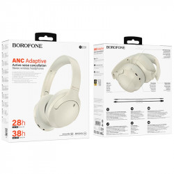 Навушники BOROFONE Prestige active noise reduction BT headphones BO31 |BT5.4,ANC, AUX/BT, 38h Max|