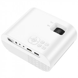 Проектор Hoco DT1 wireless projector (720p same screen version) |2.4G/5G, AUX/USB/AV/HDTV|