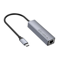 Hub адаптер Easy link Type-C Gigabit network adapter HB34 (Type-C to USB3.0*3+RJ45)