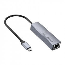 Hub адаптер Easy link Type-C Gigabit network adapter HB34 (Type-C to USB3.0*3+RJ45)