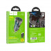 Адаптер автомобільний Hoco Type-C to Lightning CableTransparent Discovery Edition dual port Z47A |1USB/1Type-C, QC/PD, 30W/3A|