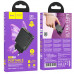 Адаптер мережевий Hoco Delgado dual Port charger N38 |1USB/1Type-C, 20W/3A, PD/QC|