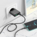 Адаптер мережевий Hoco Delgado dual Port charger N38 |1USB/1Type-C, 20W/3A, PD/QC|