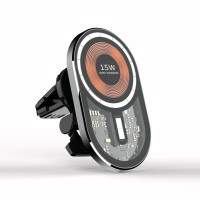 Тримач Transparent Magnetic Wireless Car Charger XYJ T10 |15W|