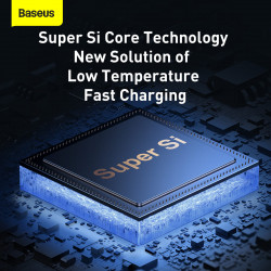 Адаптер мережевий BASEUS Super si Pro Quick Charge |1USB/1Type-C, 30W/3A, PD/QC| (CCSUPP-E02)