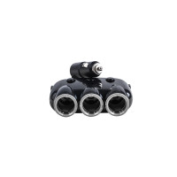 Адаптер автомобільний KONI STRONG KS45 |3Socket 10A/120W, 2USB/3.1A|