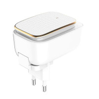 Адаптер мережевий LDNIO Micro USB Cable Touch Light A2205 |2USB, 2.4A|