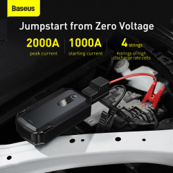 Пусковий пристрій (бустер) для авто BASEUS Super Energy Max Jump Starter 2000a 20000mAh |1Type-C, 2USB, 3A| (CGNL020001)