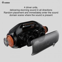 Акустика Xdobo Kungfu IPX7 |BT5.3, 160W, TWS, USB/AUX, 20h|
