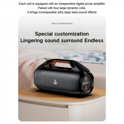 Акустика Xdobo Kungfu IPX7 |BT5.3, 160W, TWS, USB/AUX, 20h|