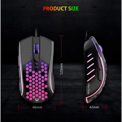 Миша MEETION RGB Backlight Gaming Mouse RGB GM015 |800-6400dpi|