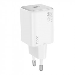 Адаптер мережевий Hoco Mighty single port charger N40 |1Type-C, 20W/3A, PD/QC|