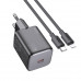 Адаптер мережевий Hoco Mighty single Port charger N40 (Type-C to Lightning set) |1Type-C, 20W/3A, PD/QC|
