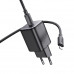 Адаптер мережевий Hoco Mighty single Port charger N40 (Type-C to Lightning set) |1Type-C, 20W/3A, PD/QC|
