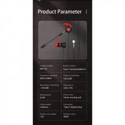 Навушники REMAX Type-C Gaming Headphone RM-755