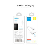 Перехідник JOYROOM Lightning to 3.5 mm AXU / Lightning Ben Series S-Y104 |1.5A|
