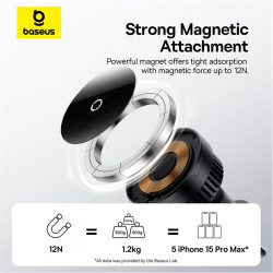 Тримач Baseus MagPro Magnetic Wireless Charging Car Mount Air Vent Version 15w