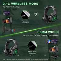 Навушники ONIKUMA Gaming with LED LED K10 2.4 G / 3.5 mm