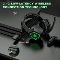 Навушники ONIKUMA Gaming with LED LED K10 2.4 G / 3.5 mm