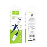 Кабель Hoco Micro USB Ferry charging data cable X70 |1m, 2.4A|