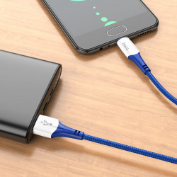 Кабель Hoco Micro USB Ferry charging data cable X70 |1m, 2.4A|