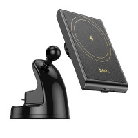 Тримач HOCO Precious magnetic wireless fast charging Car holder HW20 (center console)