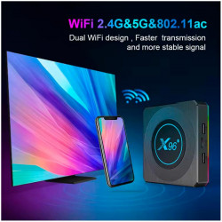 Android TV приставка Amlogic TV BOX X96x4 Air |S905X4, 4GB RAM, 32GB ROM|