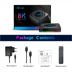 Android TV приставка Amlogic TV BOX X96x4 Air |S905X4, 4GB RAM, 32GB ROM|