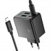 Адаптер мережевий HOCO Ocean charger CS19A (Type-C to Type-C set) |2USB/2Type-C, 65W/3A, PD/QC|