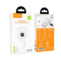 Зарядка Qi Hoco Phantom magnetic wireless fast charger with digital display CW61 |15W|