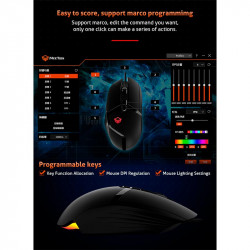 Миша MEETION Backlit Gaming Mouse RGB MT-G3325