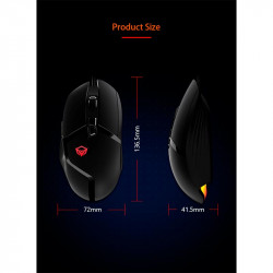 Миша MEETION Backlit Gaming Mouse RGB MT-G3325
